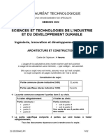 Baccalaur at Technologique 2022 - Sti2d - Ing Nierie Innovation Et D Veloppement Durable Architecture Et Construction - Mayotte 114707