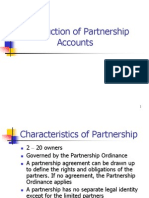 Introduction of Partnership Accounts