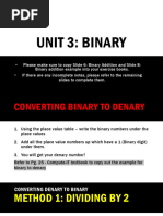 Unit 3 - Binary