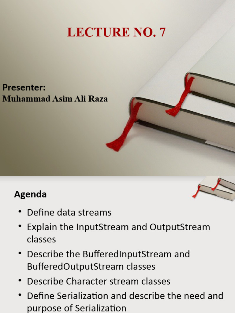 File Handling in Java PDF Method Programming) Class