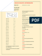 Idea de Conjunto. Determinación