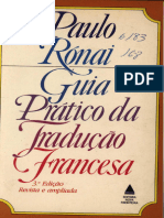 Guia prático da tradução francesa, Paulo Rónai