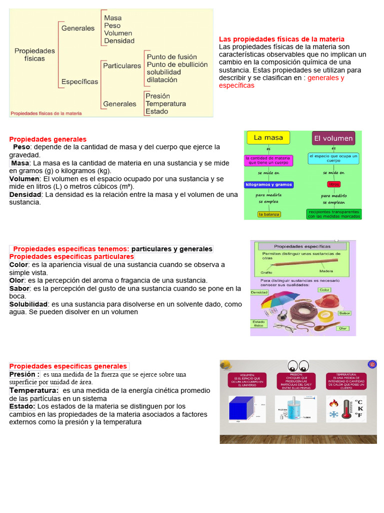 Propiedades Físicas de la Materia | PDF | Gases | Importar