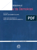 Alexis de Tocqueville Amerika'da Demokrasi İletişim Yayınları