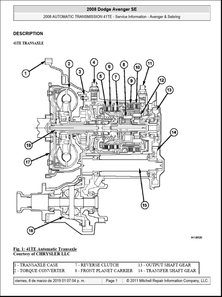 Trans 41 TE | PDF | Leak | Automatic Transmission