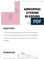 Abnormal Uterine Bleeding