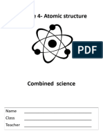 P4 Atomic Structure Combined Science