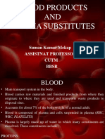 Blood Products and Plasma Substitutes 1