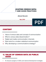 Communicating Census Data - Concept and Good Practices