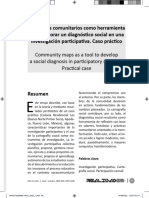 Los Mapas Comunitarios Como Herramienta para Elaborar Un Diagnósɵ Co Social en Una Invesɵ Gación Parɵ Cipaɵ Va. Caso Prácɵ Co