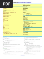 Postgresql83 PLPGSQL Cheatsheet A4