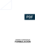 Química General - Nomenclatura (Apuntes y Ejercicios de Formulación)