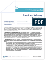 Investment Advisor Agreement J2 Capital Management