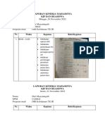 LAPORAN KINERJA MAHASISWA Rsud Lembang Minggu Ke 3deti Mayaningsih 2120042