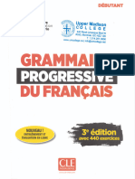 Grammaire Progressive Du Francais (Debutant)