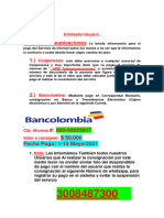 Factura Servicio de Internet