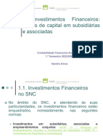 Investimentos Finaceiros