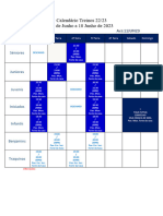 Horario 43 Semana