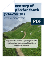 VIA Supplement - Using Youth Survey With Children With Intellectual Disabilities