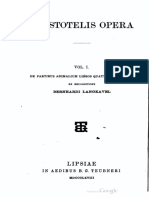 Aristotelis de Partibus Animalium Libri