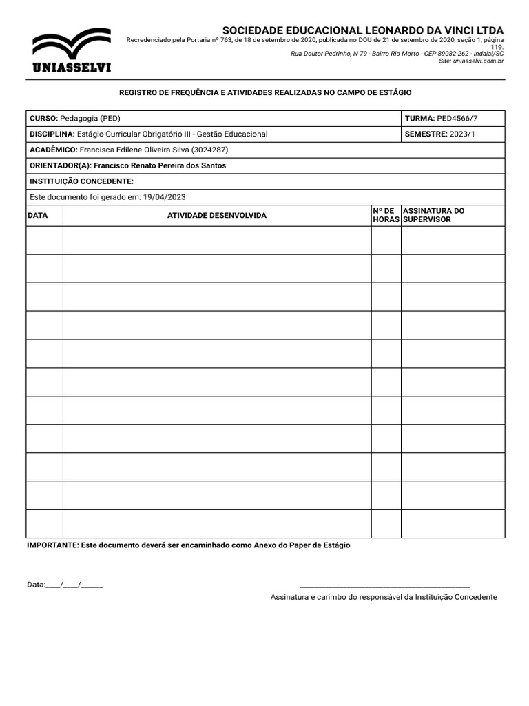 frequencia-uniasselvi-pdf