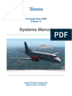 Carenado Saab 340B For XP 11 Systems Manuals