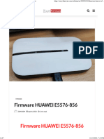 Firmware HUAWEI E5576-856 - Solution Firmware
