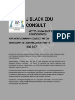 Bio307 J Black Educational Consult