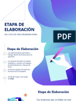 Etapa de Elaboracion