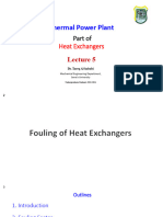 Lecture 5 - Fouling of Heat Exchangers