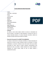 Informe de Solicitud de Trabajo Emergente 19 Mayo 2023