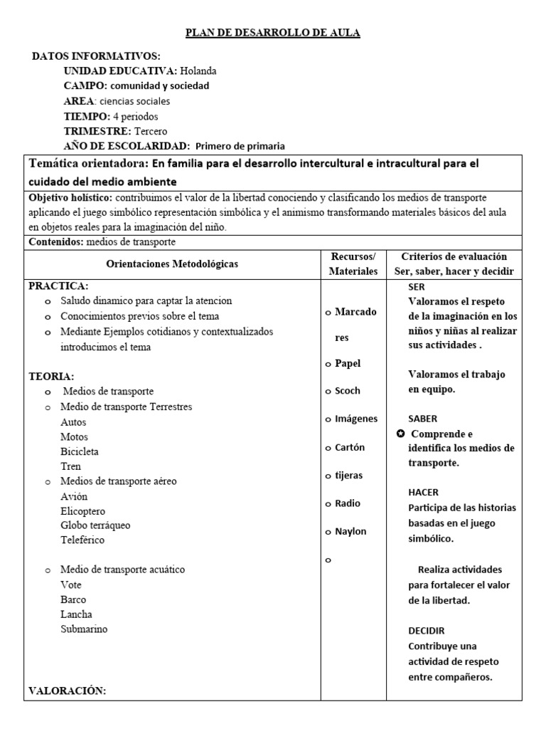 Medios de Transporte | PDF | Transporte