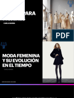 Clase 2 "Moda Femenina y Su Evolución en El Tiempo"