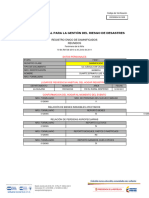 Unidad Nacional para La Gestión Del Riesgo de Desastres: Registro Único de Damnificados Reunidos