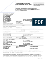 Título Del Motovehículo (Decreto Ley 6582/58 - Ley Nro. 14467)