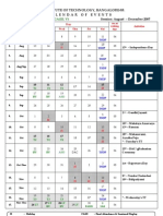 Calendar Odd Sem Aug 07