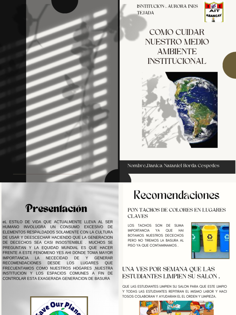 Consejos para Cuidar el Medio Ambiente | PDF | Residuos | Agua