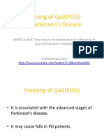 Freezing of Gait (FOG) in Parkinson's Disease