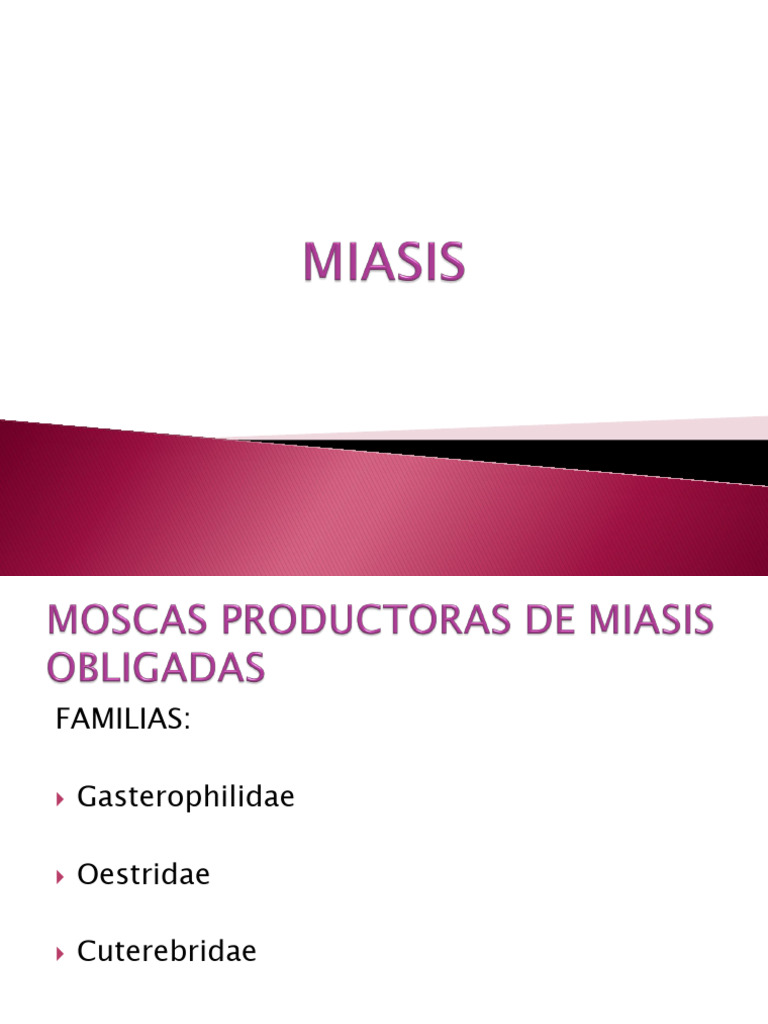 Moscas Productoras de Miasis en Animales | PDF | Ciencia y matemáticas