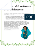 Causas Del Embarazo en La Adolescencia