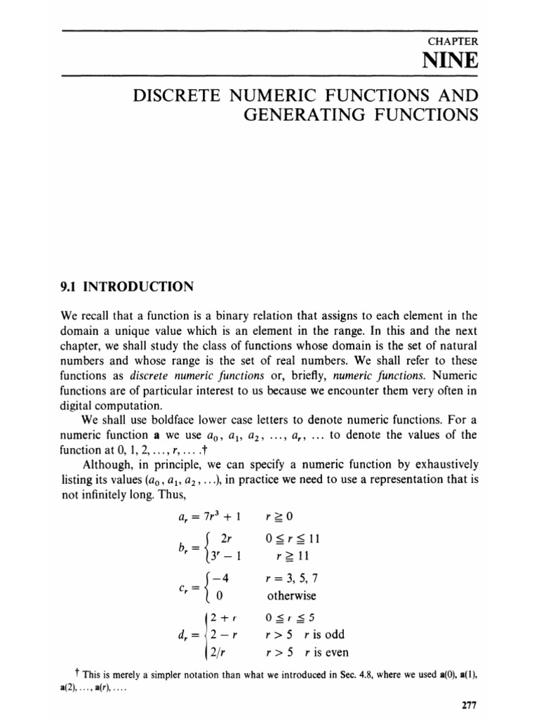 Discrete Functions | PDF