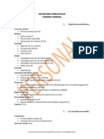 Sociedades Mercantiles - Temario Primer Parcial