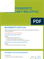 Movimiento Circular y Relativo