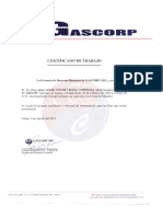 Certificado Gascorp