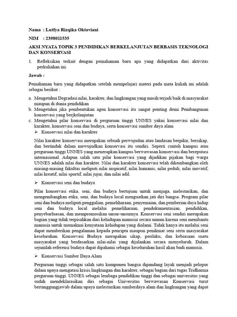 Aksi nyata t3 pendidikan berkelanjutan pdf