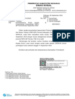 Pemberitahuan Kuota Usulan PBPU-BP Pemda Bulan September 2023