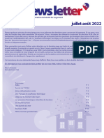 Newsletter Juillet-Aout 2022