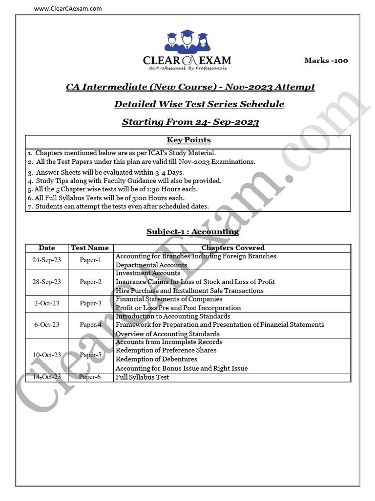 Ca Intermediate Detailed 24 09 2023 | PDF | Audit | Taxes