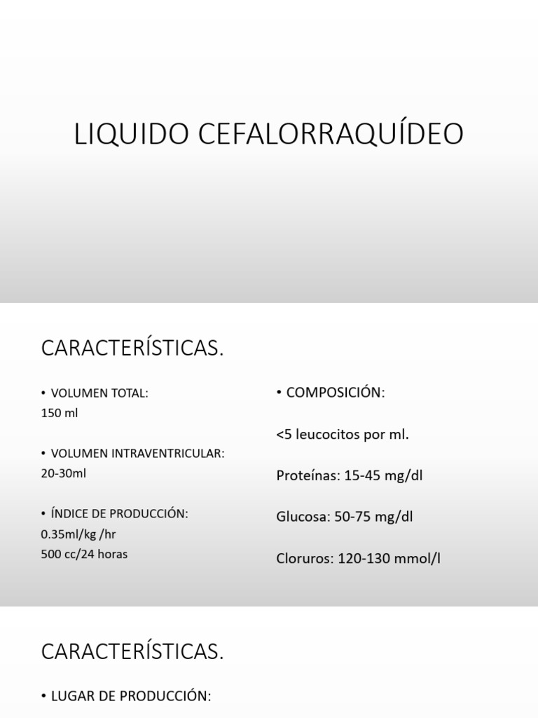 10 Liquido Cefalorraquideo | PDF | Fluido cerebroespinal | Sistema nervioso