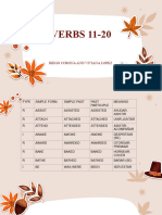 Verbs 11-20